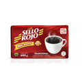 Sello Rojo Coffee Traditional Roast Ground Premium Grains Bag - 15 oz 425g