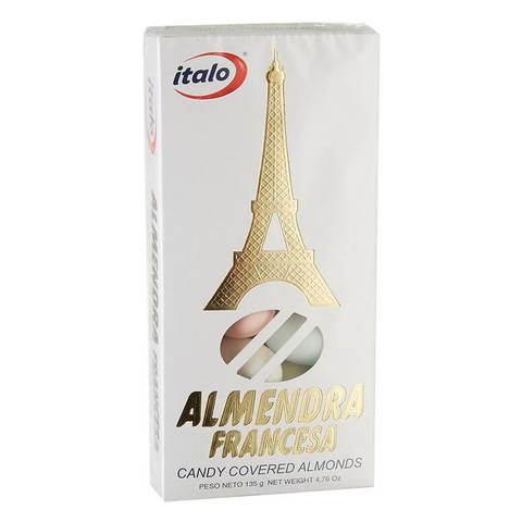 Italo French Almonds Almendra Francesa Colored Candy Coated Nut Treats 135g