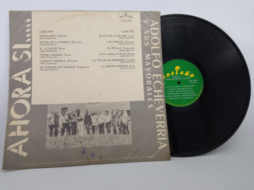 Los Mayorales De Adolfo Echeverria Ahora Si Costeno Vinyl LP Record Cumbia
