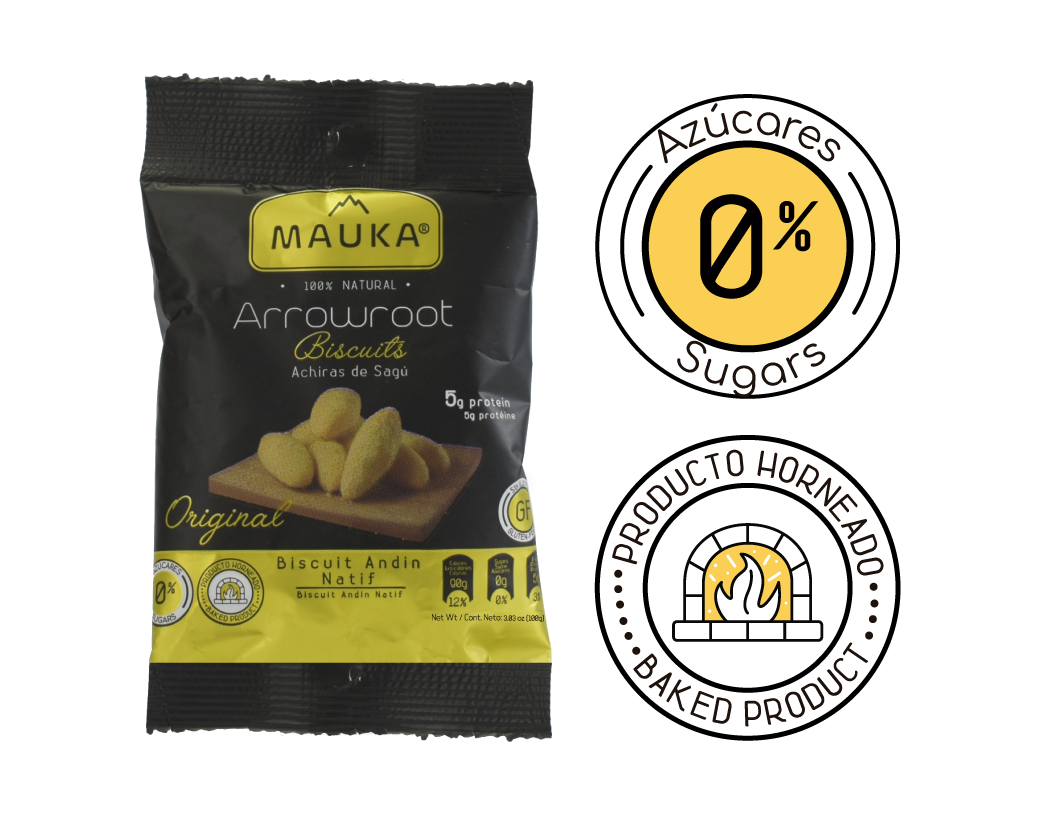 Achiras de Sago Sagu Snacks Traditional Arrowroot Biscuits Crunchy Grains 100g
