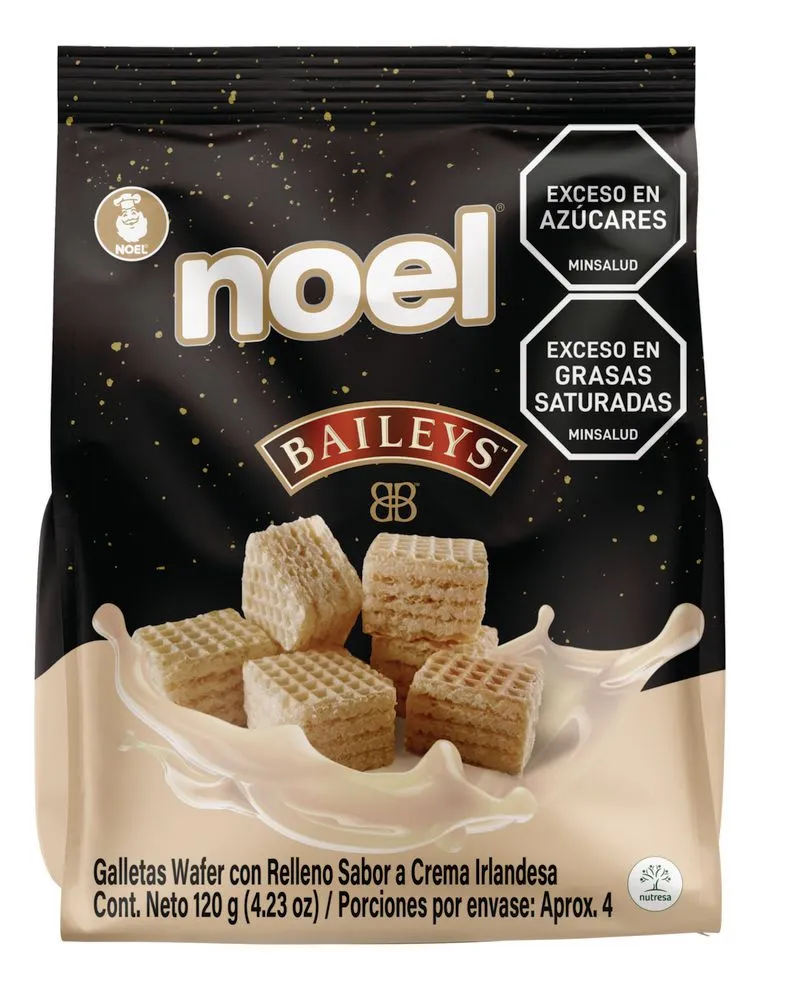 Noel Wafer Cube Cookies Filled with Baileys Cream Limited Edition - 120g