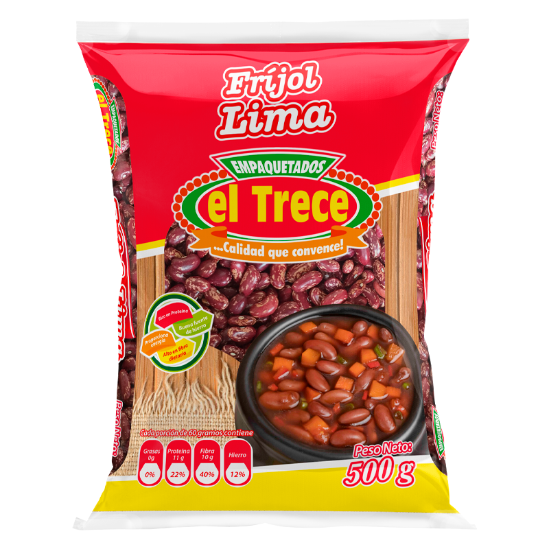 El Trece Frijol Lima Beans Grains Selection Traditional Household Grains Sizes