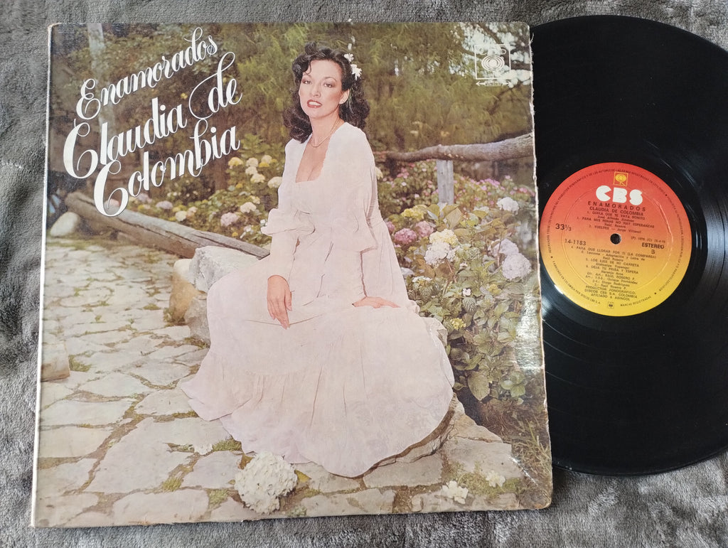 Claudia De Colombia Enamorados CBS Vinyl LP Record Romantic Balada Pop Classic