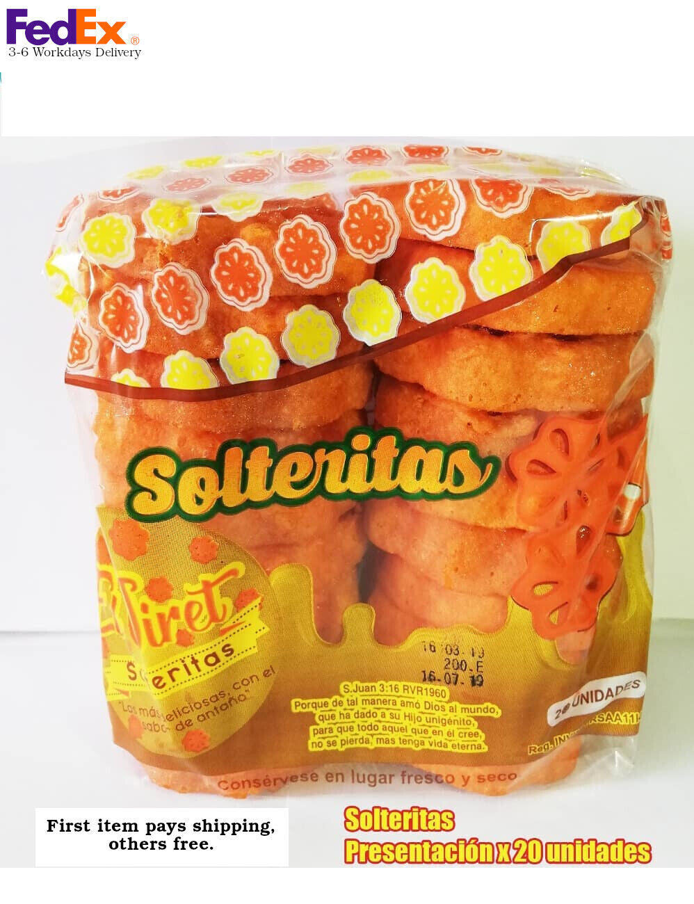 Solteritas 20 Rossette Cookies with 500g Cream and 500g Condensed Milk Combo