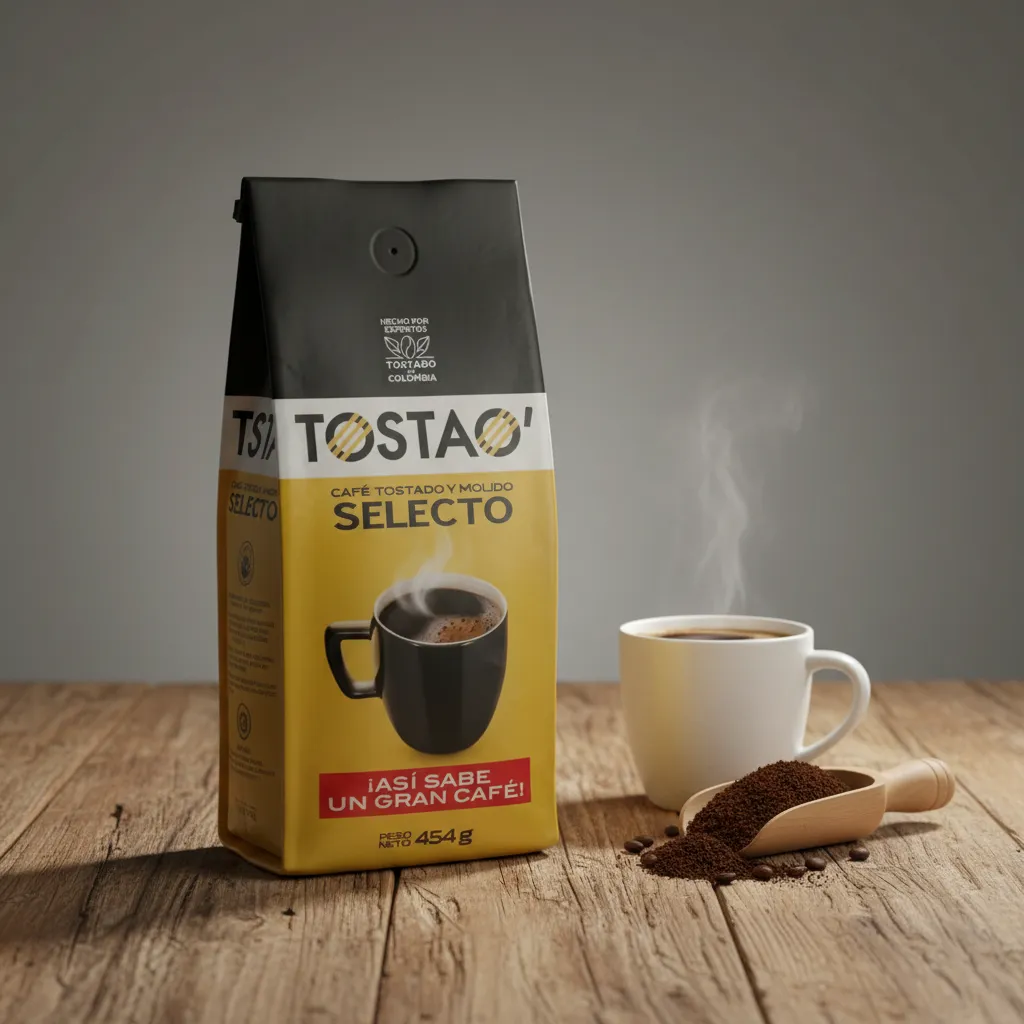 Tostao Select Roasted Ground Coffee Selecto Signature Blend Gourmet Bag 454g