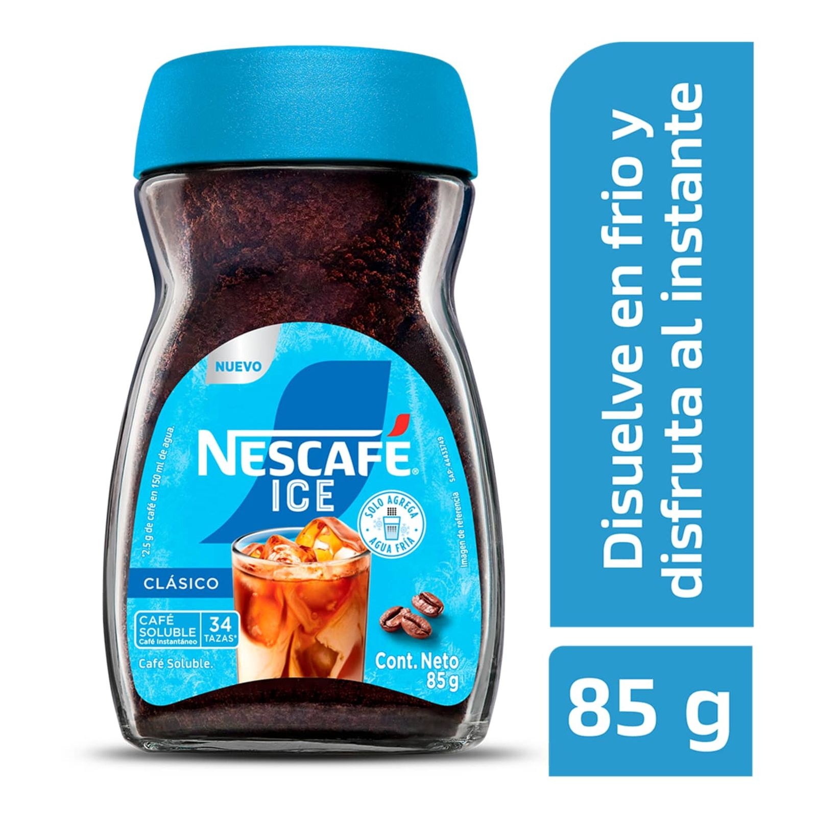 Nescafe Instant Ice Coffee Cafe Soluble Frio Ice Clasico Cold Brew Powder 85g