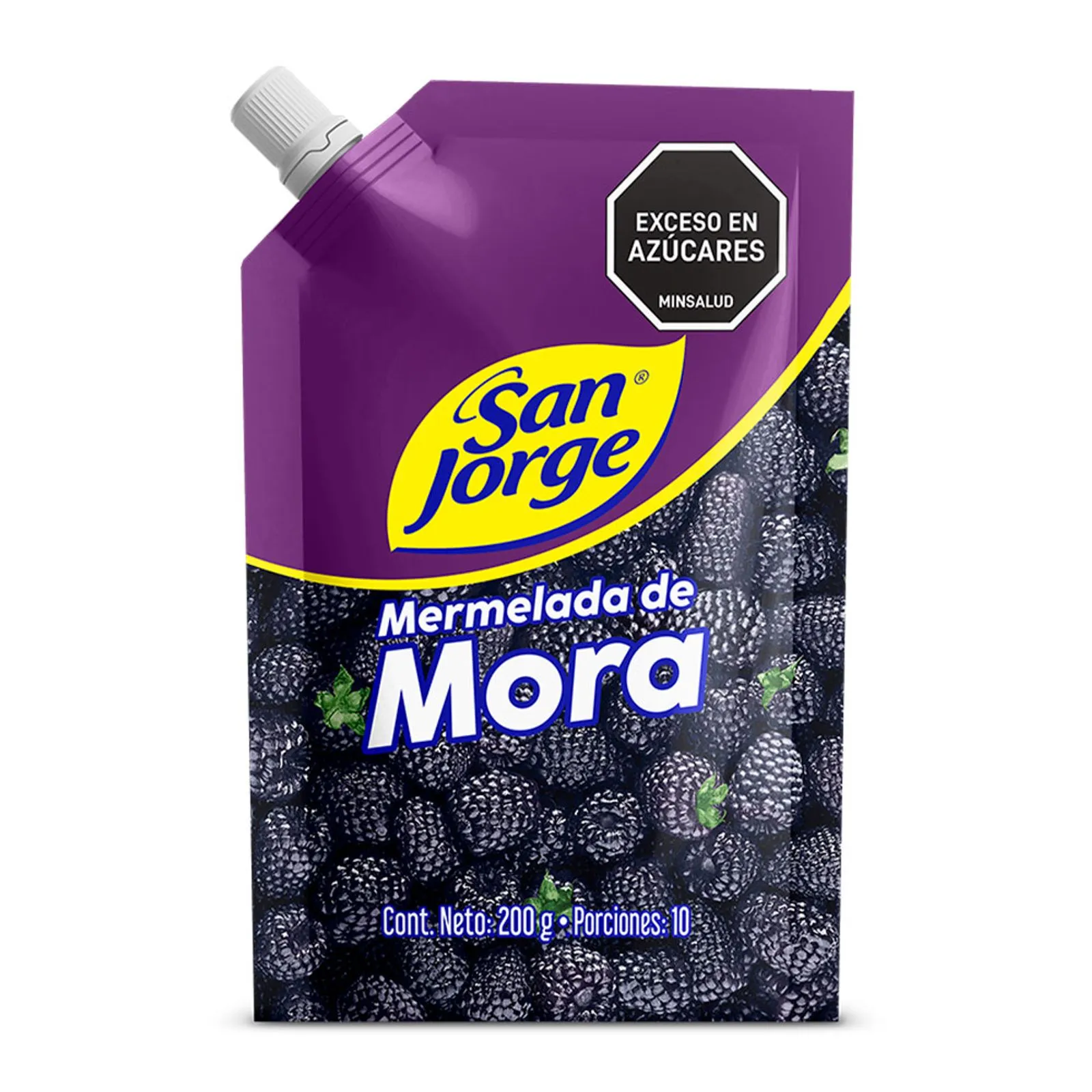 San Jorge Blackberry Marmalade Mermelada de Mora Sweet Fruit Spread - 200g