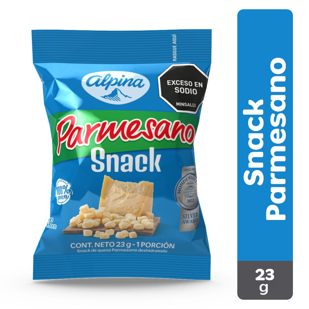 Alpina Assorted Dehydrated Cheese Pasabocas Surtidos Crunchy Bites 3-Pack x 69g