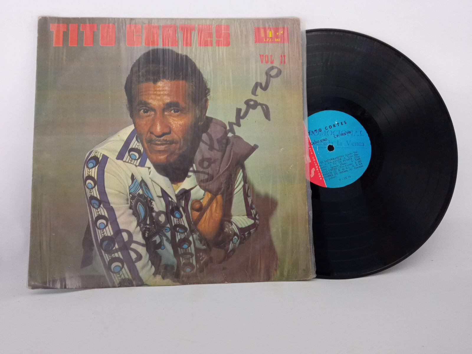 Tito Cortes Tito Cortes Vol II INS Vinyl LP Record Bolero Tropical Colombian