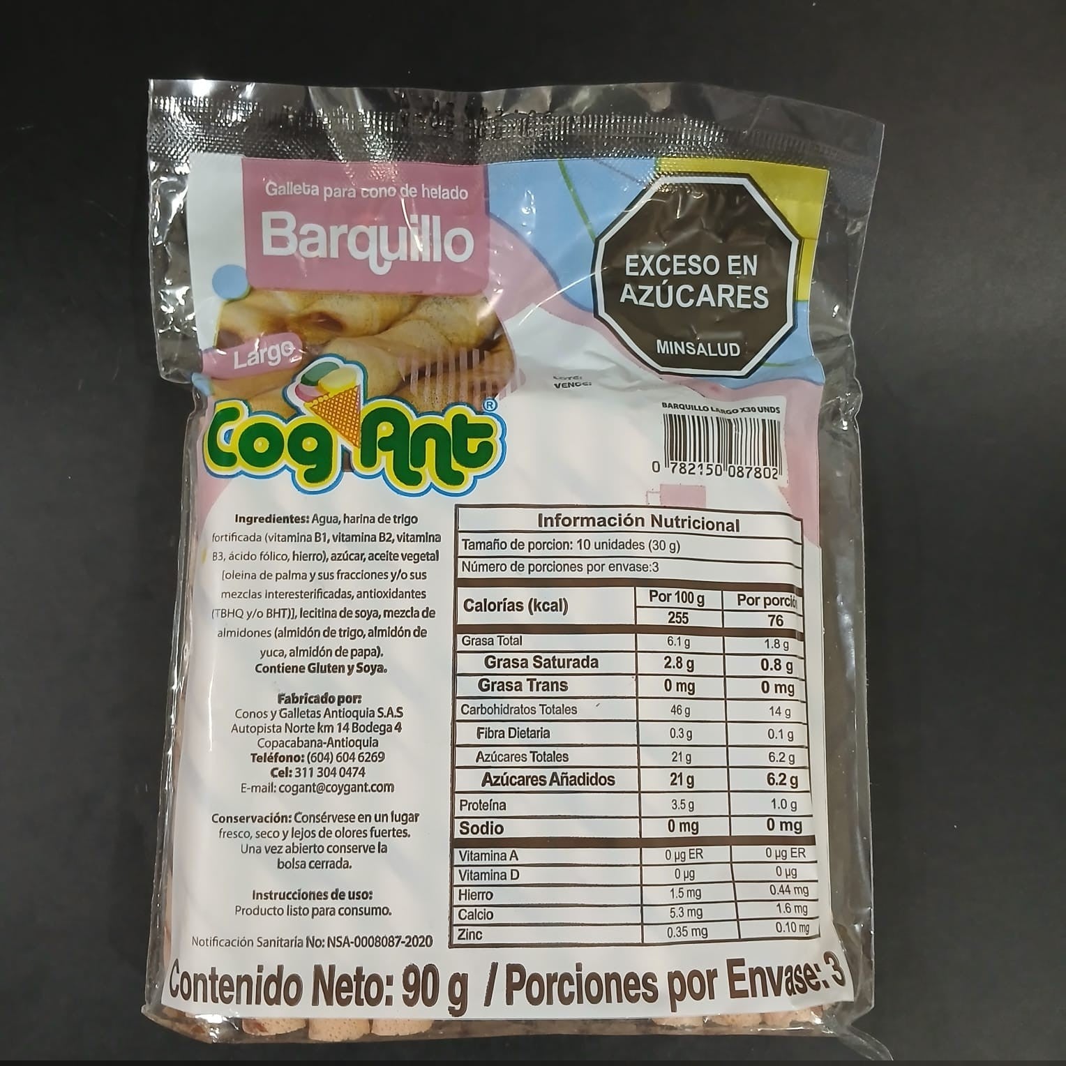 Cogant Wheat Roll Wafers Barquillos for Ice Cream Cones Pastry Treats 30-Roll