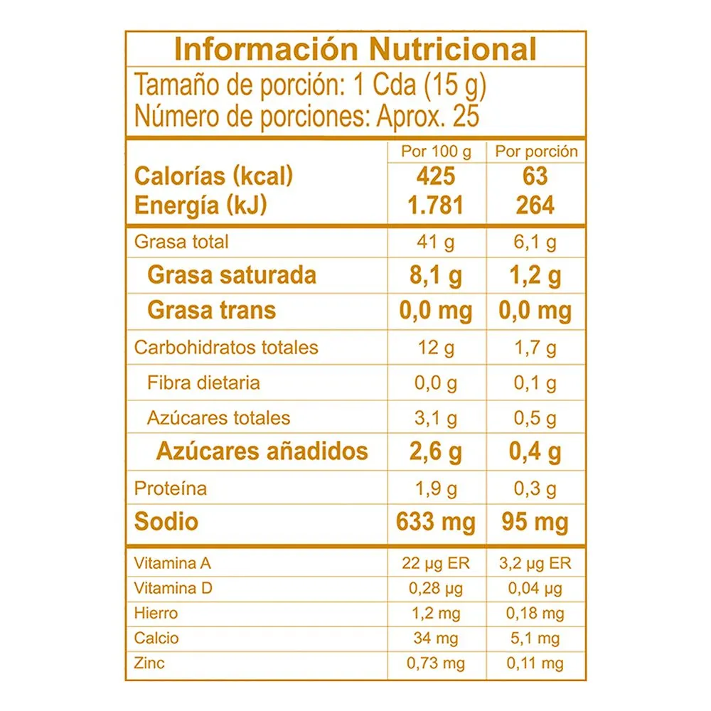 La Constancia Mayomustard Mostaneza Sauce Doypack Creamy Blend Dip 380g