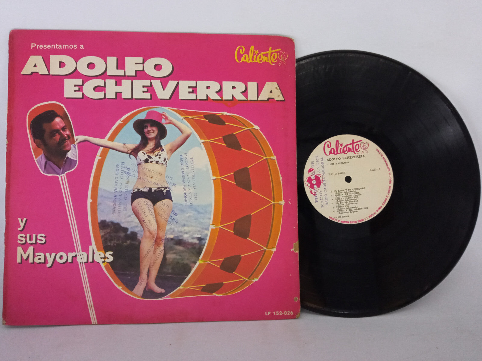 Los Mayorales De Adolfo Echeverria Presentamos Adolfo Echeverria Mayoral LP