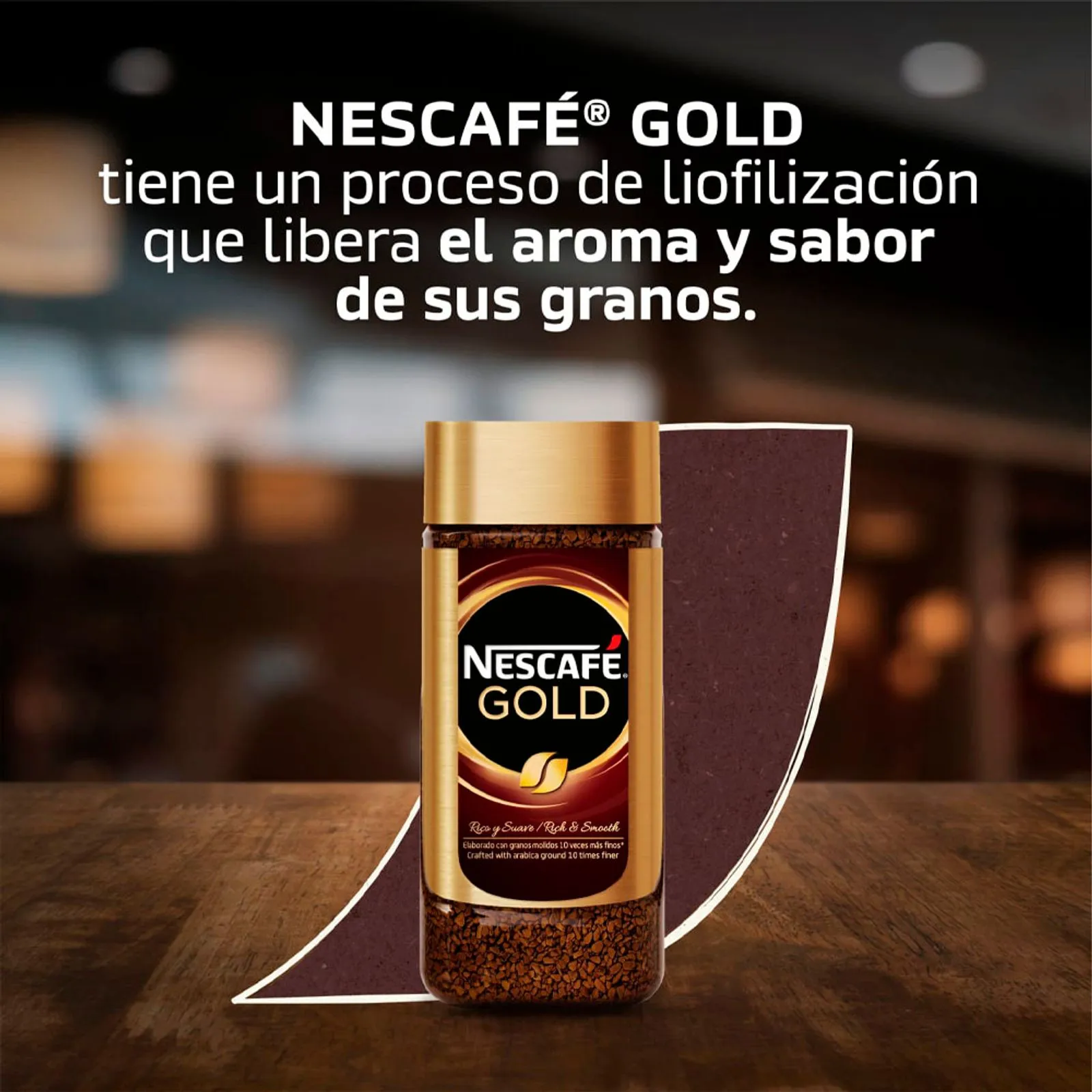 Nescafe Gold Instant Coffee Cafe Instantaneo Liofilizado Premium Glass Sizes
