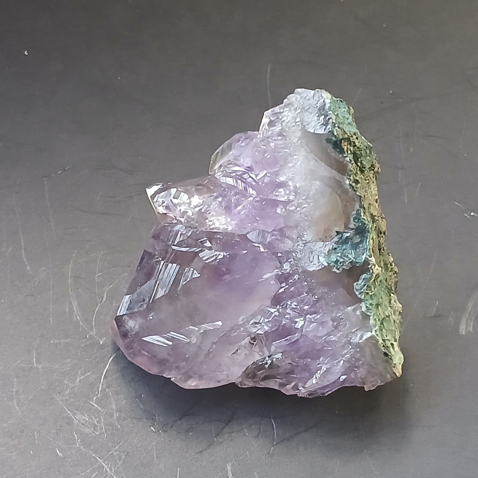Natural Amethyst Cluster Mineral Specimen Purple Quartz Rough - 1.3 oz (37g)