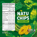 Natuchips Green Plantain Chips Frito Lay Platano Verde Snacks - 12-Pack (336g)