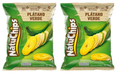 Natuchips Green Plantain Chips Platano Verde Salty Snacks - 2 Bags (135g)