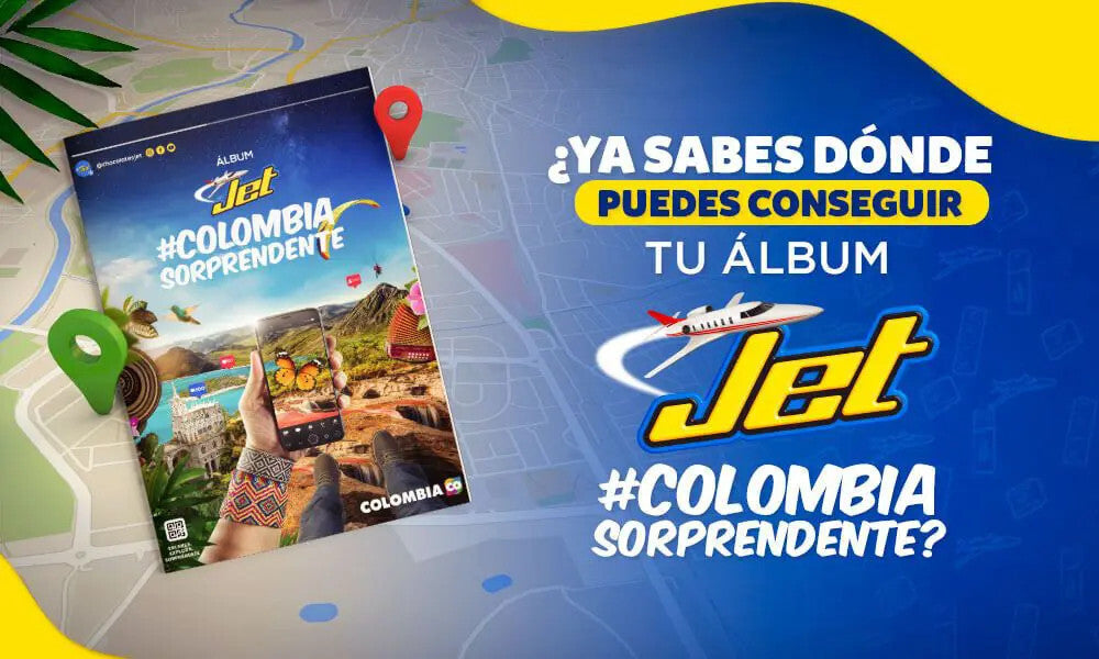 Jet Colombia Sorprendente Chocolate Bar Special Edition Album New US SHIPPING