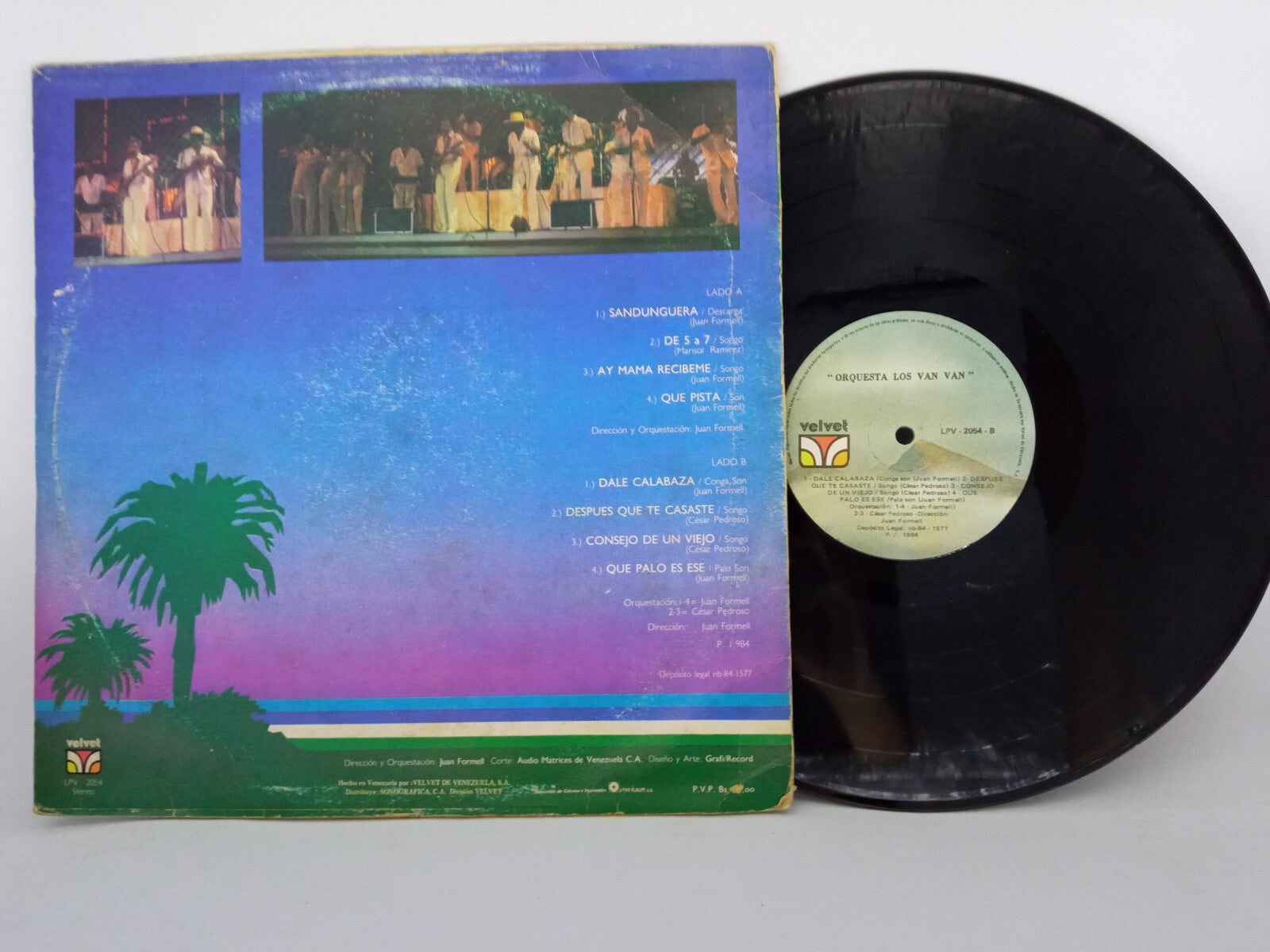 Los Van Van Orquesta Los Van Van Velvet Vinyl LP Record Rare Cuban Charanga