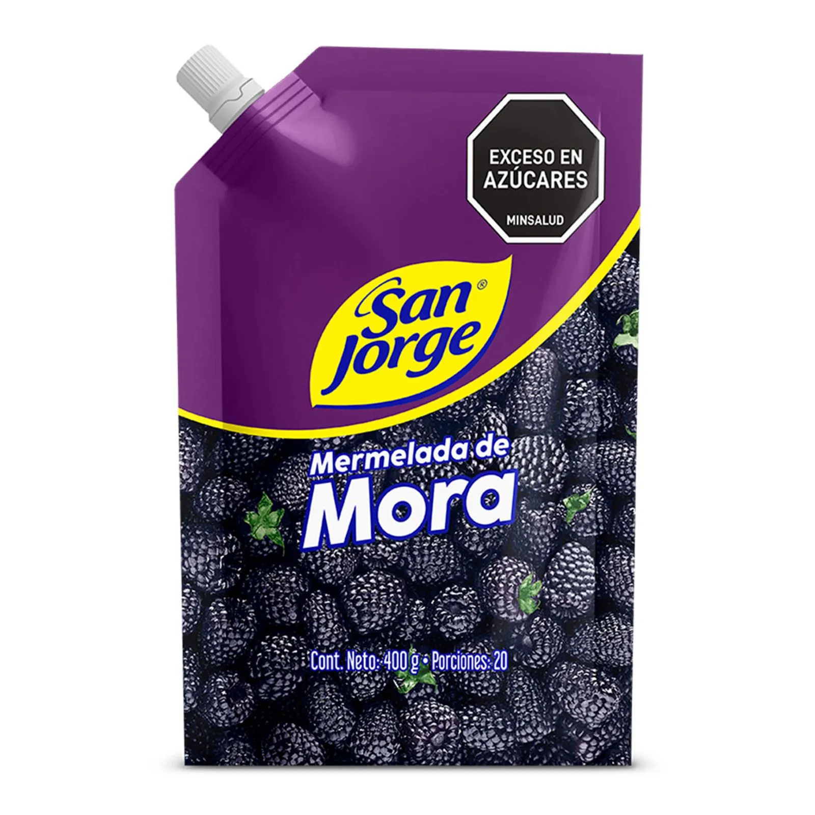 San Jorge Blackberry Marmalade Mermelada de Mora Sweet Fruit Spread - 200g