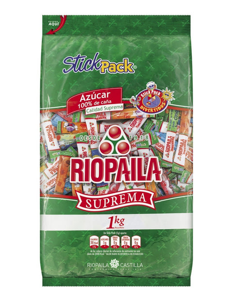 Riopaila White Sugar Tubipack Single Paper Packets Coffee Sweetener 200u x 5g