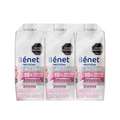 Benet Soy Protein Liquid Drink Red Fruits Flavor Nutritional 3-Pack - 750ml