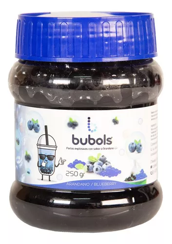 Buba Bubols Fruit Popping Pearls 7mm Boba Tea Topping - 10.6 oz (300g)