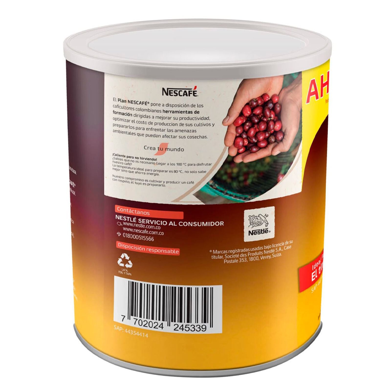 Nestle Nescafe Dolca Instant Can Coffee Traditional Sweet Mix - 8.7 oz 247g