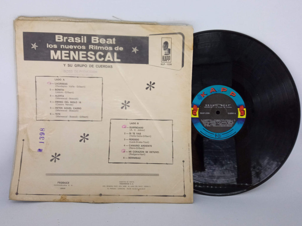 Roberto Menescal E Seu Conjunto Brasil Beat Los Nuevos Ritmos Kapp Vinyl LP