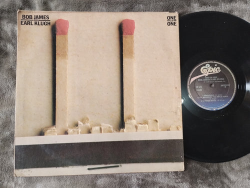 Bob James Earl Klugh One On One Epic Vinyl LP Record Smooth Jazz Fusion Album