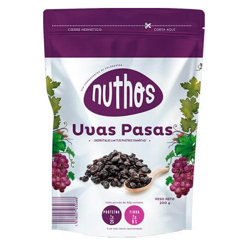 Nuthos Raisins Uvas Pasas Natural Sweet Dried Grapes Baking Snack - 200g
