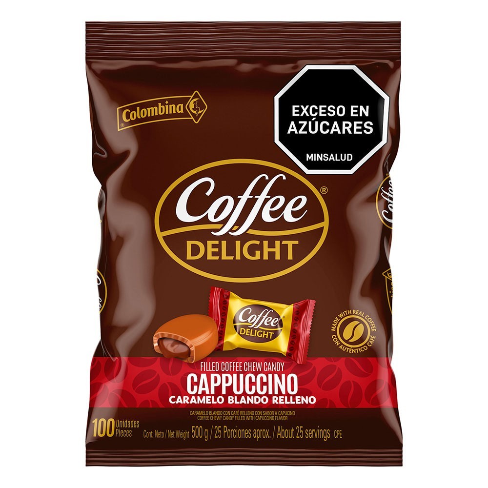 Coffee Delight Candies Chewy Cappuccino Coffee Sweet Caramelos Cafe US Ship