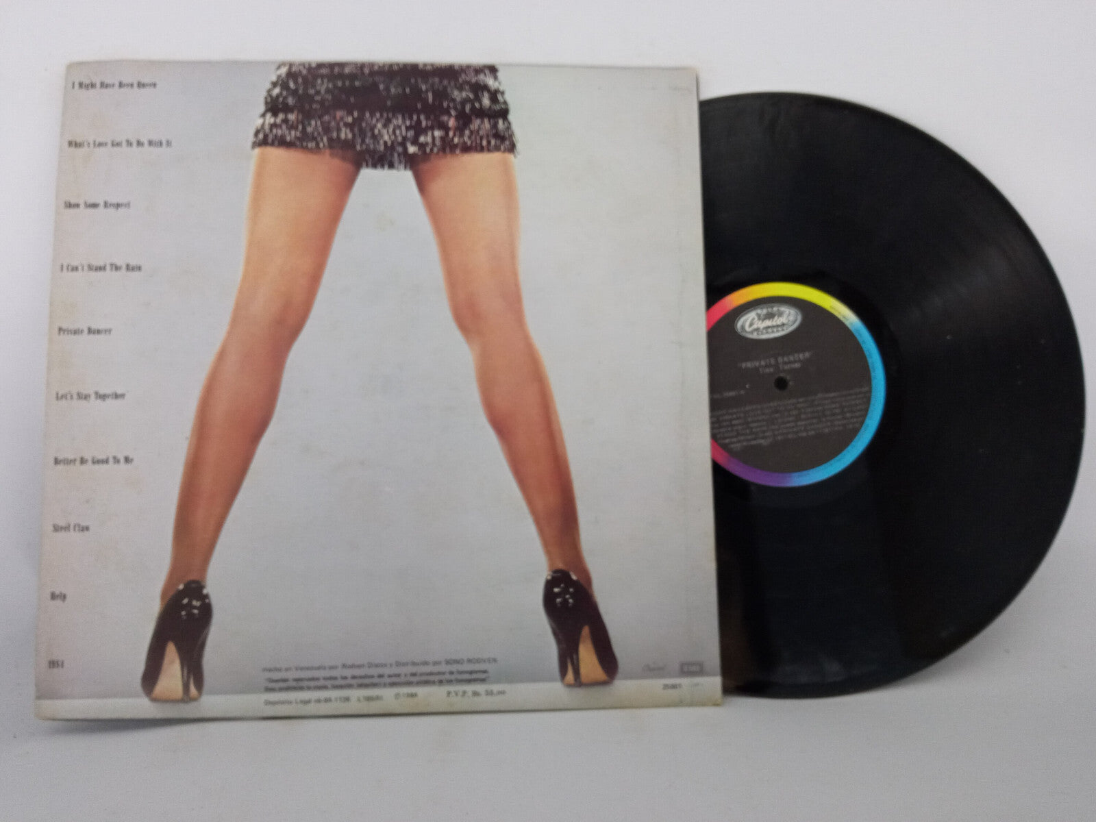 Tina Turner Private Dancer Capitol Records Vinyl LP Record Classic 80s Pop Rock