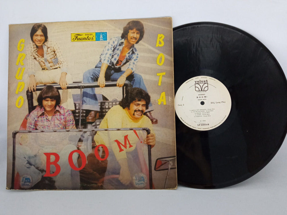 Grupo Bota Boom Discos Fuentes Velvet Disco de vinilo LP música latina salsa baile raro