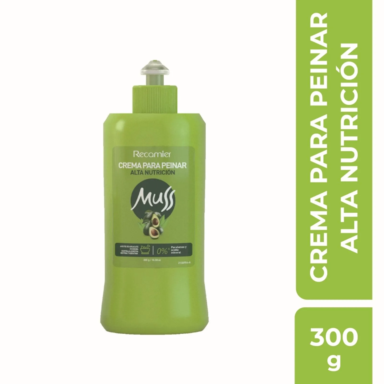Recamier Muss High Nutrition Styling Cream Crema Peinar Argan formula - 300g