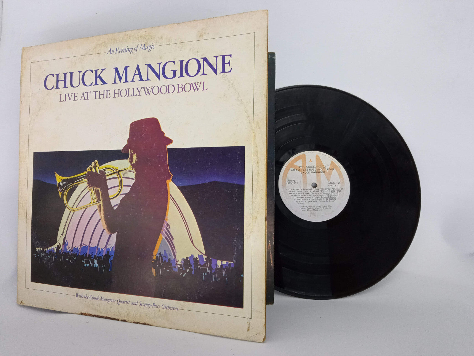 Chuck Mangione Live At The Hollywood Bowl A&M Records 2xLP Vinyl Jazz Fusion