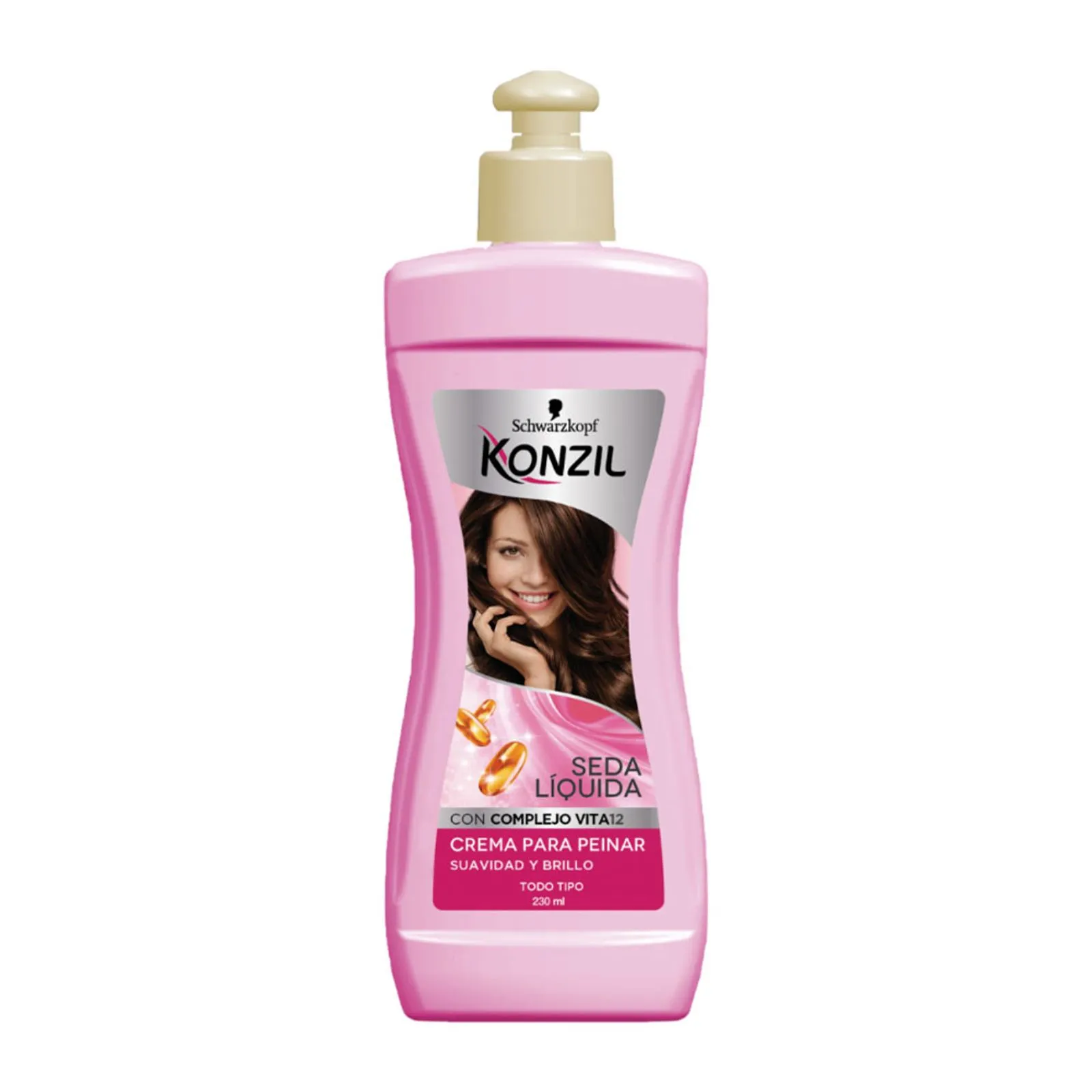Konzil Smoothness and Shine Liquid Silk Styling Cream Crema de Peinar - 230ml