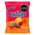 Fruticas Soft Candy Assorted Fruit Flavors Caramelos Blandos Pack 100u 400g
