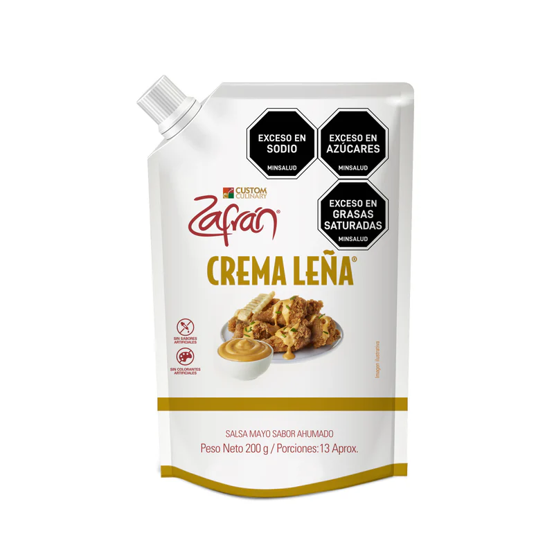 Zafran Wood Cream Sauce Salsa Crema Lena Doypack Smoky Barbecue Dip - 200g