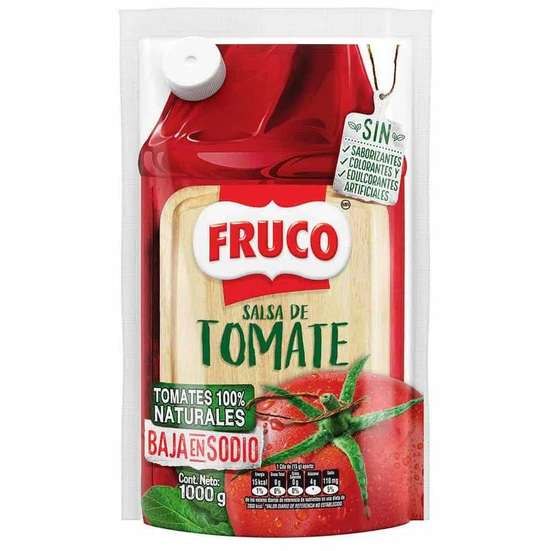 Fruco Ketchup Tomato Sauce Salsa de Tomate Doypack Condiment - 6.7 oz (190g)