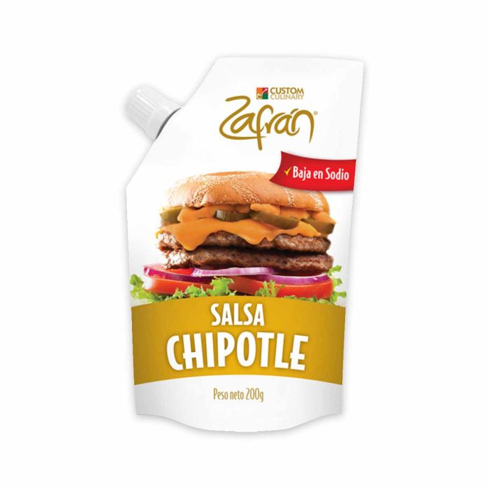 Zafran Chipotle Sauce Salsa Chipotle Doypack Creamy Spicy Pepper Dip - 200g