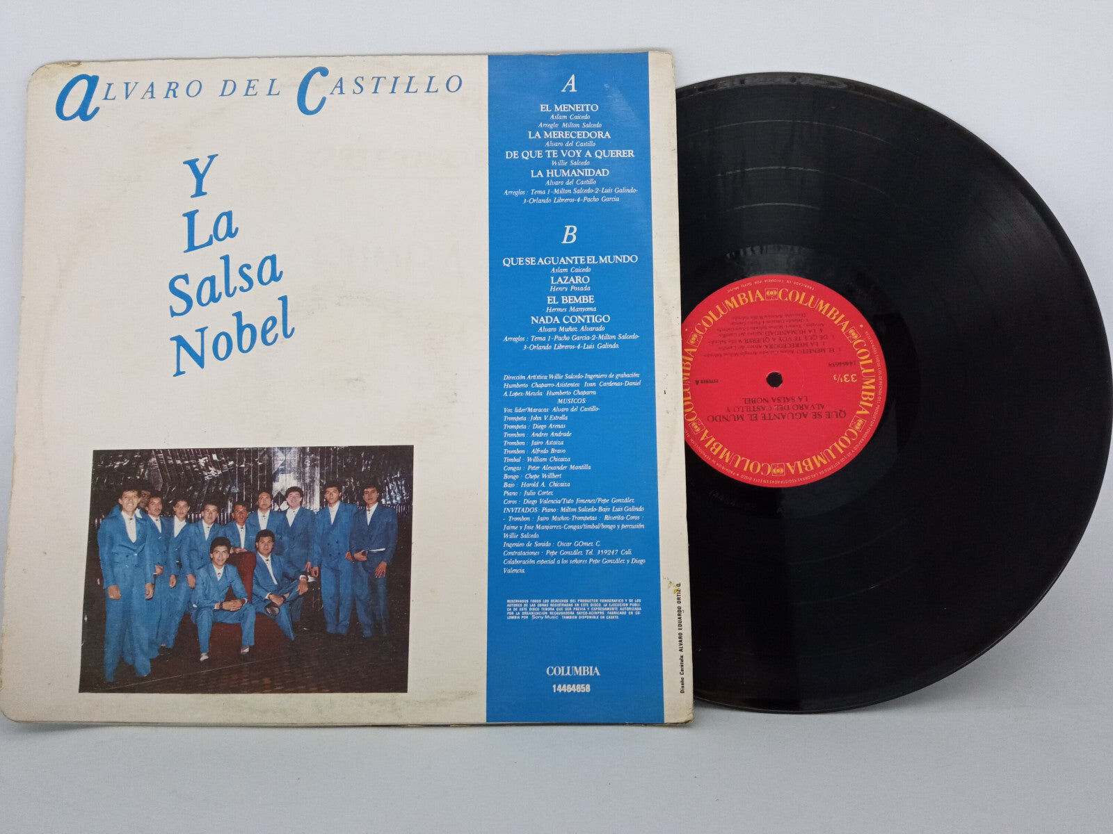 Alvaro Del Castillo La Salsa Nobel Que Se Aguante El Mundo Columbia Vinyl LP
