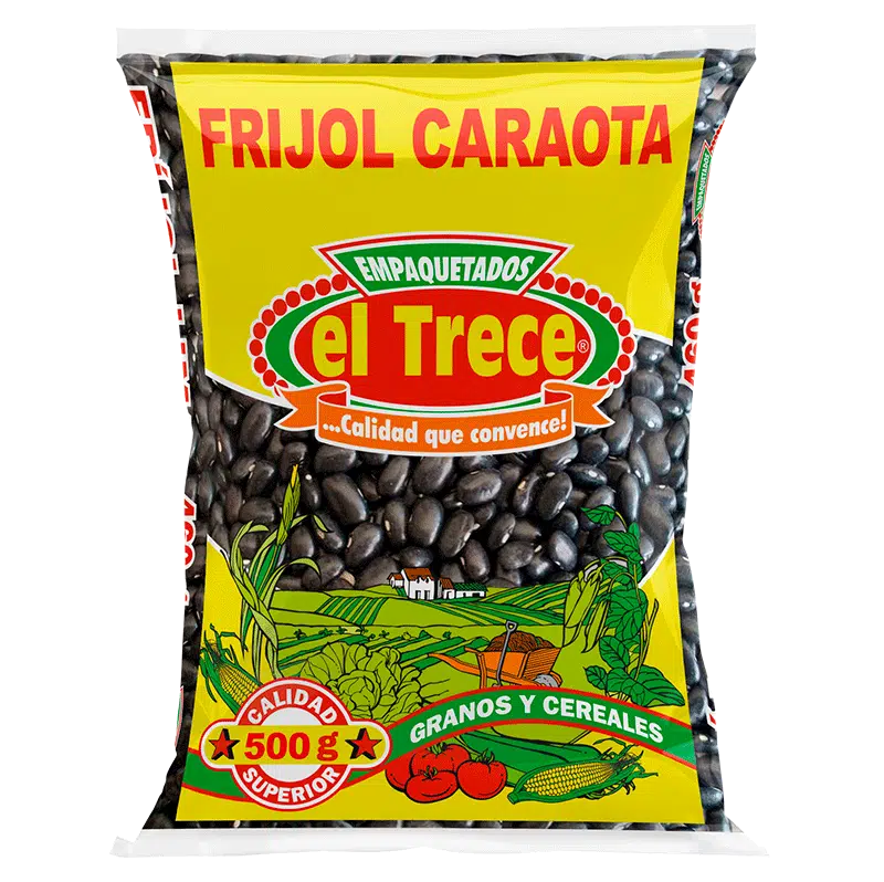 El Trece Frijol Caraota Black Beans Caraotas Negras Traditional Grains Sizes