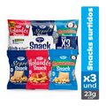 Alpina Assorted Dehydrated Cheese Pasabocas Surtidos Crunchy Bites 3-Pack x 69g