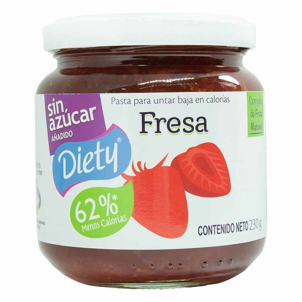 Diety Strawberry Marmalade No Added Sugar Sugar Free Low Calorie Spread - 230g