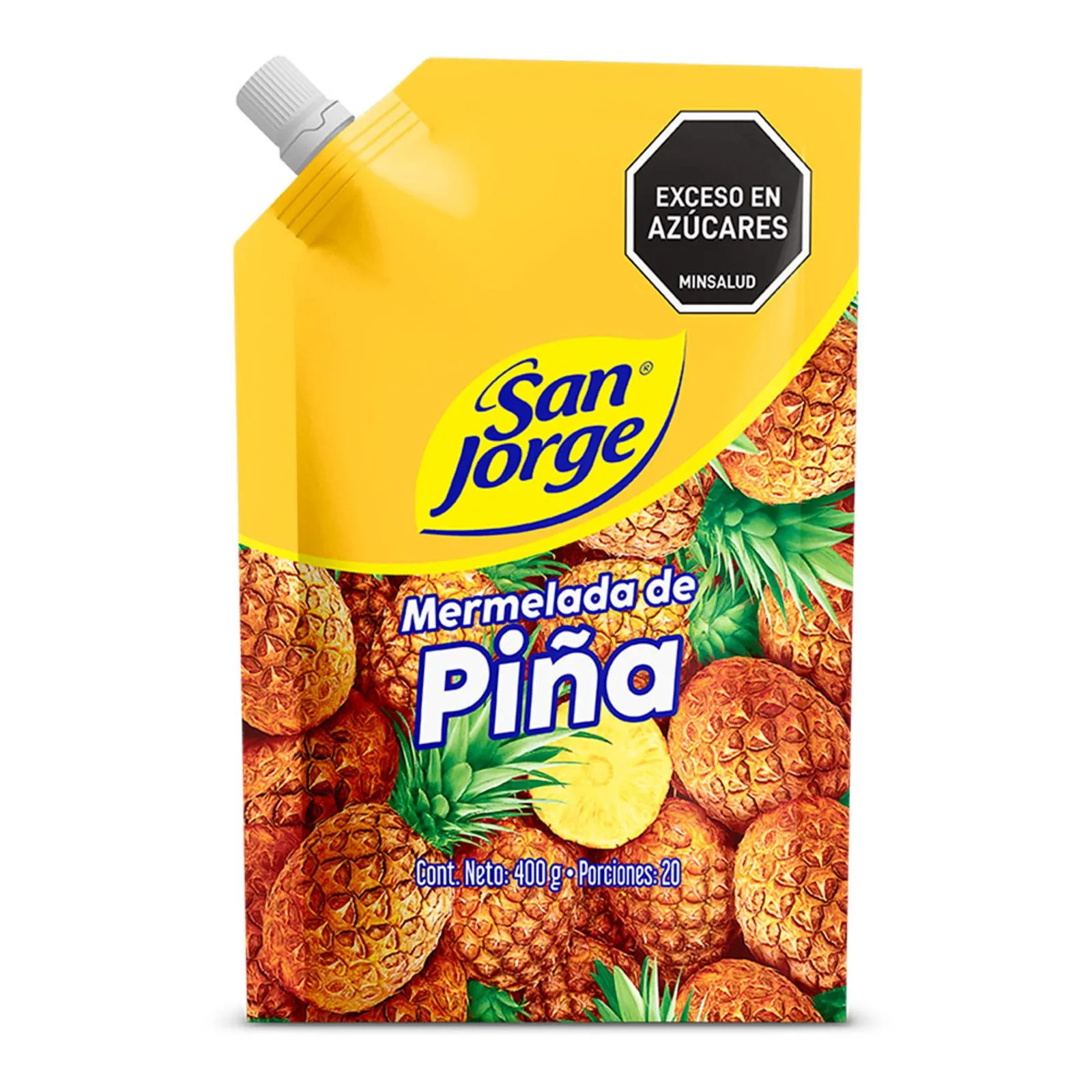San Jorge Pineapple Marmalade Mermelada de Pina Sweet Fruit Spread - 200g