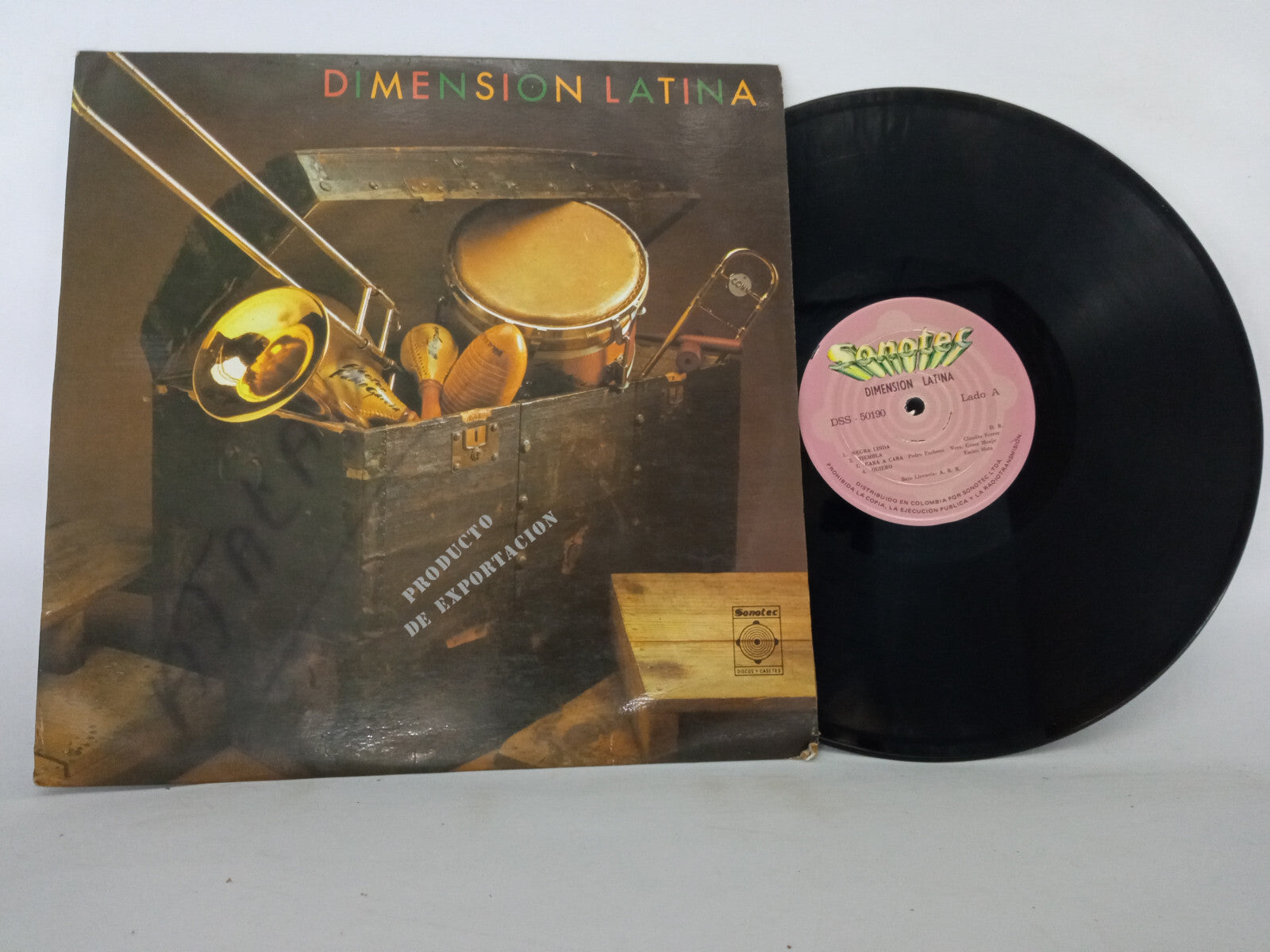 Dimension Latina Producto de Exportacion Sonotec Vinyl LP Record Salsa Clasica