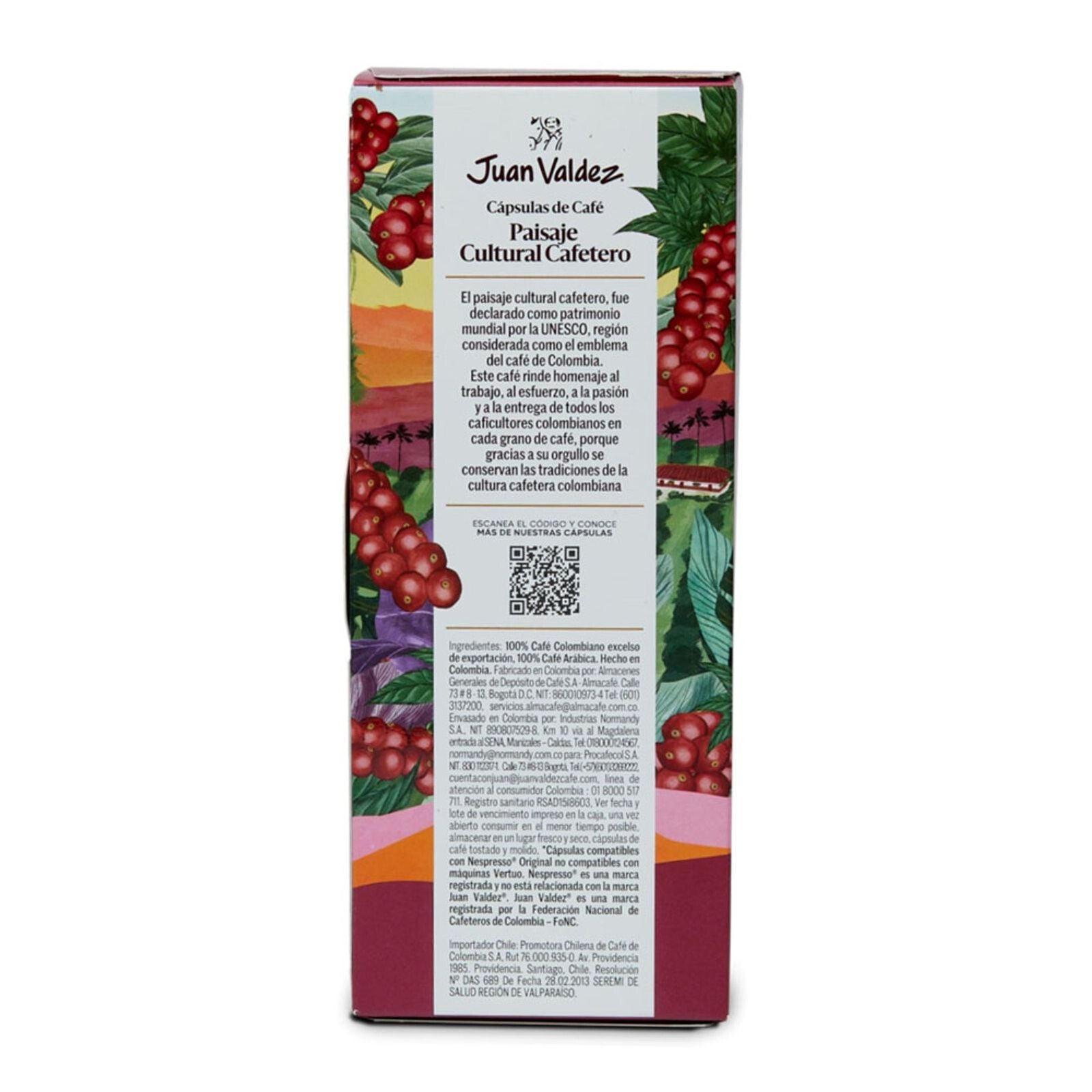Juan Valdez Coffee K-CUP Pods 8u Box Nespresso Compatible Capsule Espresso