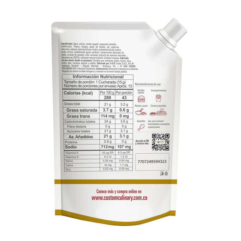 Zafran Wood Cream Sauce Salsa Crema Lena Doypack Smoky Barbecue Dip - 200g