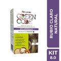 Recamier Hair Color 8.0 Natural Light Blonde Ammonia-Free Dye Kit - 50g