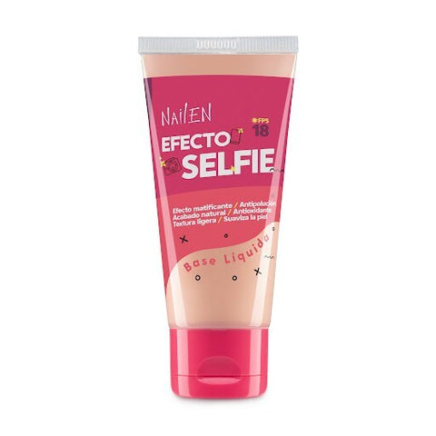 Nailen Selfie Effect Liquid Foundation Matte Face Makeup Base Tone 5 - 30g